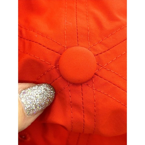 Adidas x Stella McCartney Red Baseball Cap Logo Drawstring Zip Pocket sweatband - Picture 13 of 15